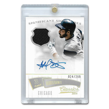 Harold Baines Autographed Card 2014 Donruss Classics Significant Signatures # 35 Ltd Ed of 299