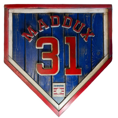 Greg Maddux 'Complete Control' Autographed Limited Edition of 11 Framed 24  x 36 Canvas Giclee (Justyn Farano)