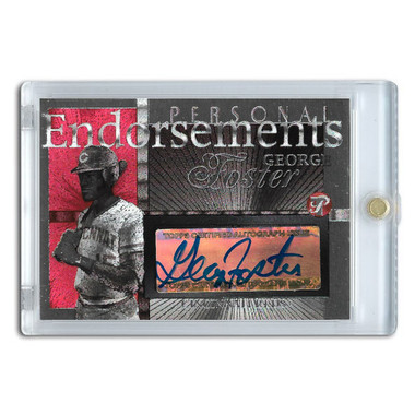 George Foster Autographed Card 2005 Topps Pristine Personal Endorsements # GF