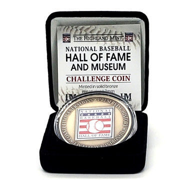 Highland Mint Baseball Hall of Fame 47 mm Bronze Challenge Coin Medallion