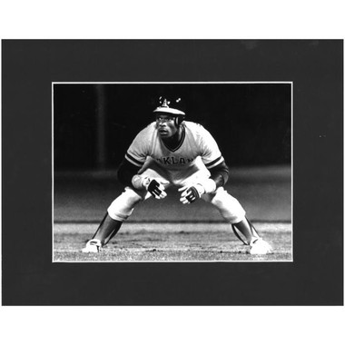 Matted 8x10 Photo- Rickey Henderson