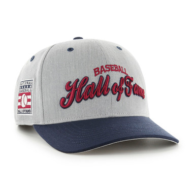 Men’s ’47 Brand Baseball Hall of Fame Grey and Navy Fly Out Adjustable Cap