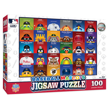 MasterPieces MLB Mascots 100 Piece Kids Puzzle