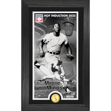 Highland Mint Minnie Miñoso Chicago White Sox Supreme Bronze Coin 12 x 20 Photo Mint