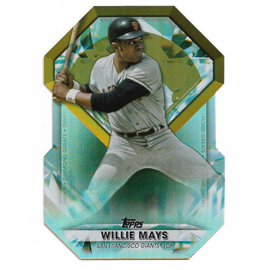 Willie Mays 2022 Topps Diamond Greats Die Cut # DGDC-25
