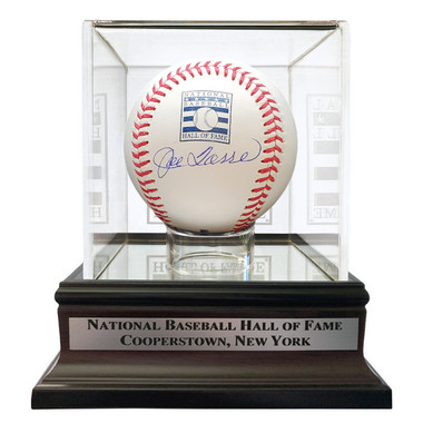 Joe Torre Autographed Hall of Fame Logo Baseball with HOF Case (Beckett)