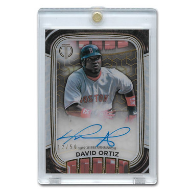 David Ortiz Autographed Card 2022 Topps Tribute Iconic Perspectives Ltd Ed of 50