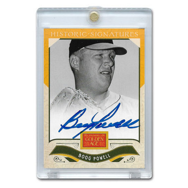 Boog Powell Autographed Card 2012 Panini Golden Age Historic Signatures # BP