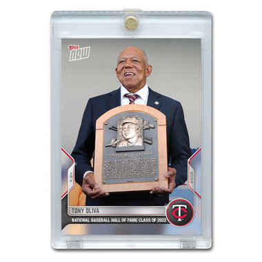 Tony Oliva Hall of Fame Induction 2022 Topps Now Card # 589 Ltd Ed of 733