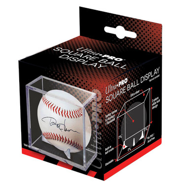 Ultra Pro 3 Prong Square Baseball Display Cube