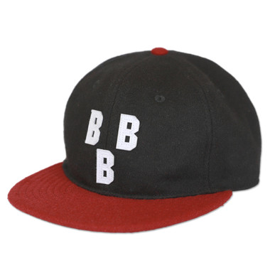 Men’s Birmingham Black Barons Negro Leagues Baseball Museum Heritage Adjustable Black Cap with Red Visor