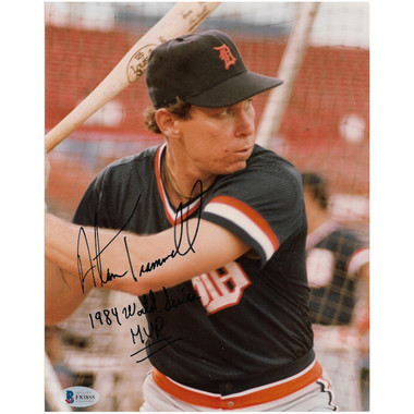 Alan Trammell Autographed 8x10 Photograph (Beckett-55)