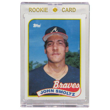  John Smoltz Rookie Card 1989 Fleer #602 Atlanta Braves