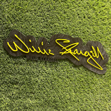 Willie Stargell 3D Signature Color Wood Wall Sign