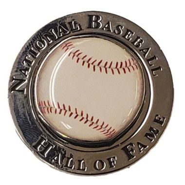 Baseball Hall of Fame Rotating Baseball Magnet