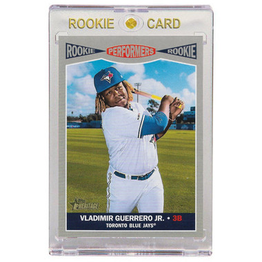 Vladimir Guerrero Jr. Toronto Blue Jays 2019 Topps Heritage Rookie Performers # 1 Rookie Card