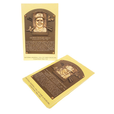 Kansas City Royals Baseball Hall of Fame Plaque Postcard Team Set (9)