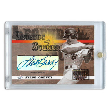 Steve Garvey Autographed Card 2003 Donruss Signature Legends of Summer