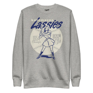 Kalamazoo Lassies Diamond Collection Grey Crewneck Sweatshirt