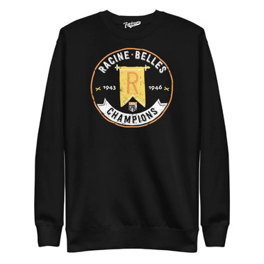 Racine Belles Champions Black Crewneck Sweatshirt