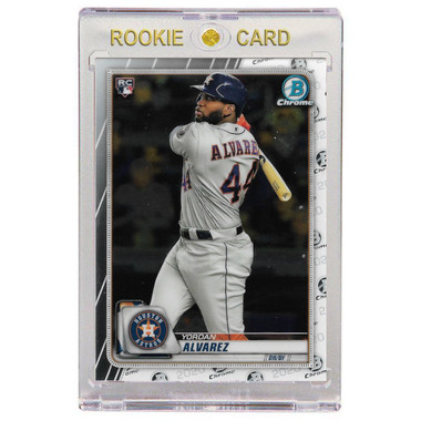 Yordan Alvarez Houston Astros 2020 Bowman Chrome # 25 Rookie Card
