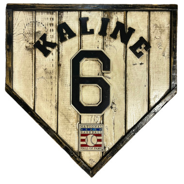 Johnny Bench Hall of Fame Vintage Distressed Wood 20 Inch Heritage Home  Plate