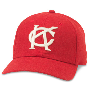 Men’s Kansas City Monarchs Negro League Circa 1934 Archive Legends Red Adjustable Cap