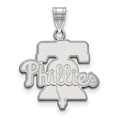 LogoArt Philadelphia Phillies Sterling Silver Large Pendant