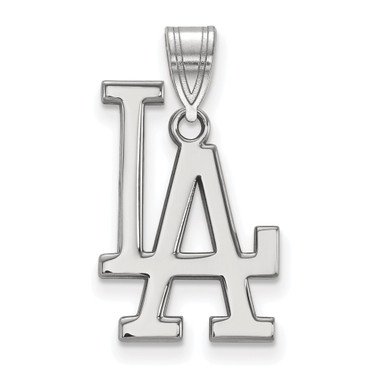 LogoArt Los Angeles Dodgers Sterling Silver Large Pendant