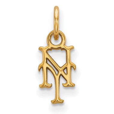 LogoArt New York Mets 14k Gold Logo Extra Small Pendant