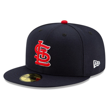 Men's New Era St. Louis Cardinals Navy Alternate On-Field 59FIFTY Fitted Cap