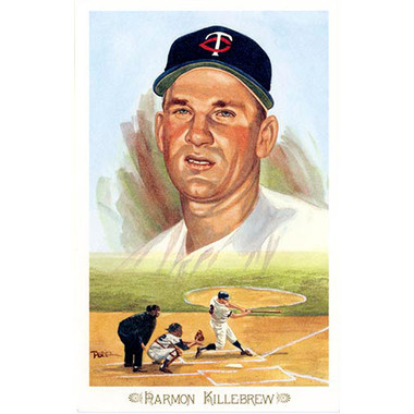 Harmon Killebrew Perez-Steele Baseball Hall of Fame 50th 1989 Celebration Series Limited Edition Postcard # 23