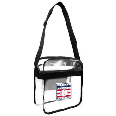 Baseball Hall of Fame Little Earth Crossbody Clear Carryall Bag