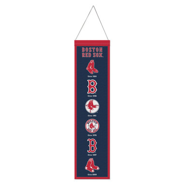 Boston Red Sox 8” x 32” Hanging Team Logo Evolution Banner