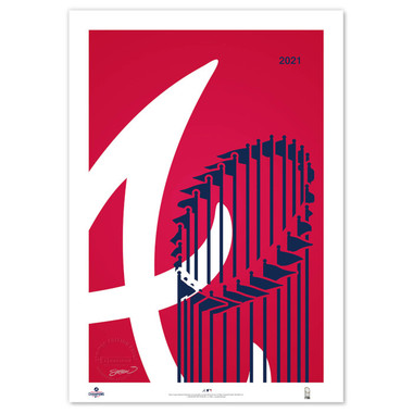 Atlanta Braves Blooper 14 x 20 Mascot Limited Edition Fine Art Print