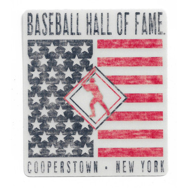 Baseball Hall of Fame Liberty Ball Player Vinyl Decal