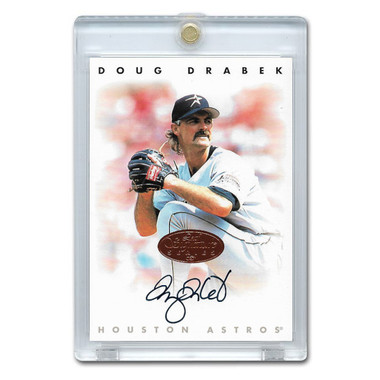 Doug Drabek Autographed Card 1996 Leaf Signature