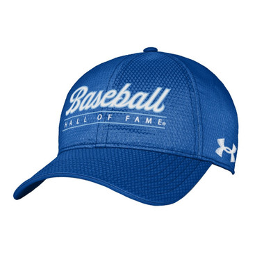 Women’s Under Armour Zone Baseball Hall of Fame Script Royal Adjustable Cap