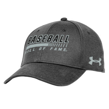 Men’s Under Armour Baseball Hall of Fame Blitzing Light Black Heather Adjustable Cap