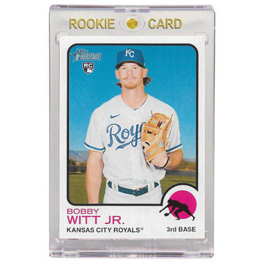 Bobby Witt Jr. Kansas City Royals 2022 Topps Heritage # 520 Rookie Card