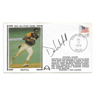 Dave Winfield Autographed First Day Cover - 1979 All-Star Game 50th Anniversary (JSA)