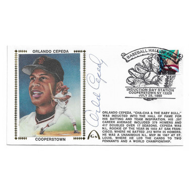 Billy Williams Autographed First Day Cover