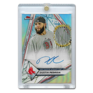 Dustin Pedroia Autographed Card 2022 Topps Finest Moments # FMA-DP