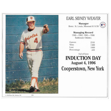 Paul Molitor Minnesota Twins 2004 Hall of Fame Induction 8x10 Photocard