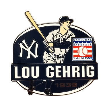 Lou Gehrig Carved Leather Art Wallet