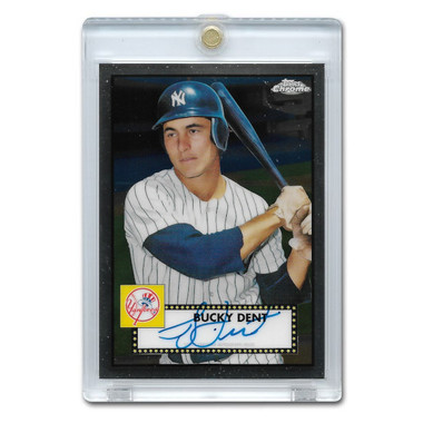 Bucky Dent Autographed Card 2021 Topps Chrome Platinum Anniversary # PA-BDE