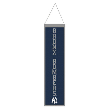 New York Yankees 8” x 32” Hanging Team Slogan Banner