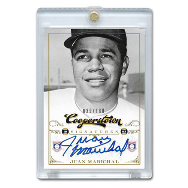 Juan Marichal Autographed Card 2012 Panini Cooperstown Ltd Ed of 180