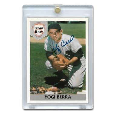 Yogi Berra Autographed Card 1992 Front Row The All-Time Great Series