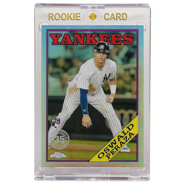 Oswaldo Cabrera New York Yankees 2023 Topps Chrome # 69 Rookie Card
